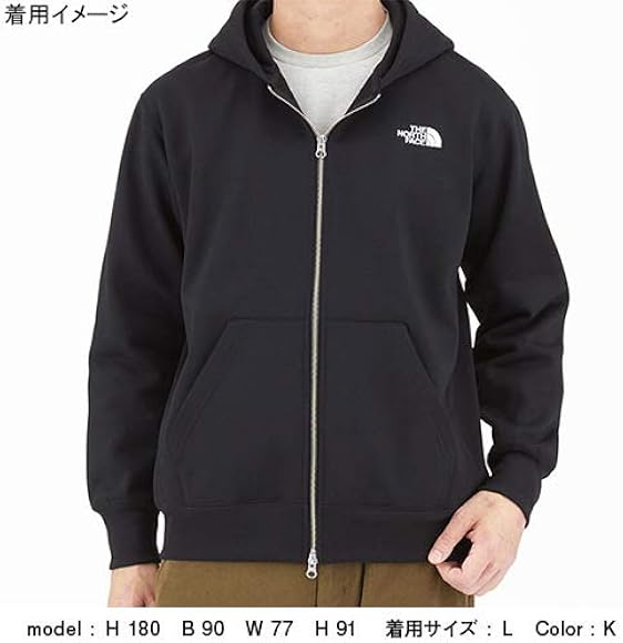 Amazon.co.jp: [ザノースフェイス] パーカー スクエアロゴフルジップ メンズ : ファッション